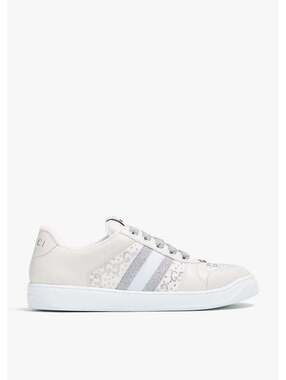 Gucci Screener Crystal GG Sneakers(PLEASE REQUEST YOUR SIZE BEFORE PURCHASING)
